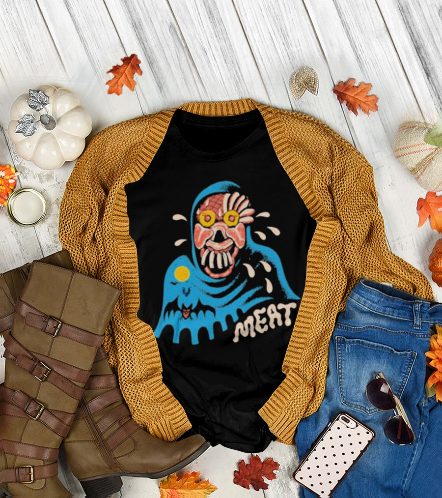 Meat Canyon Meathead Horror Masked Creature Monster T-Shirt