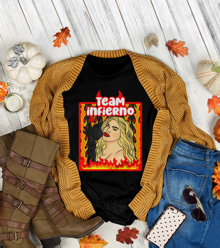 Team Infierno Wendy Guevara Latina Flames T-Shirt