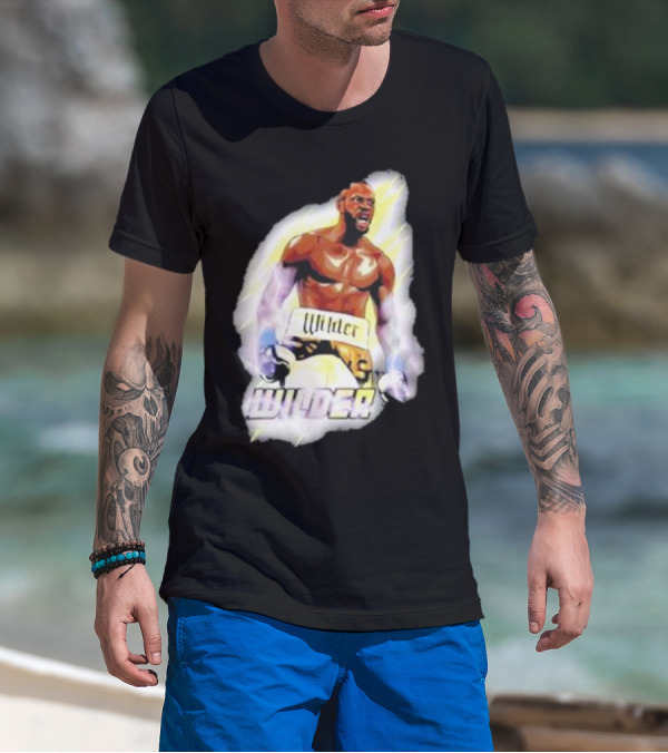 Deontay Wilder Lightning Boxer Champion Energy T-Shirt