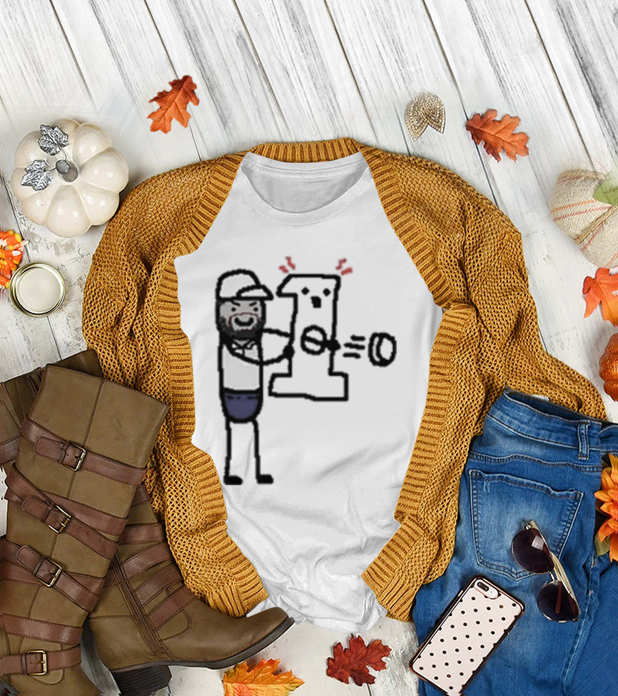 Steph Curry Hits A Hole In One Illustration Golf Cartoon T-Shirt