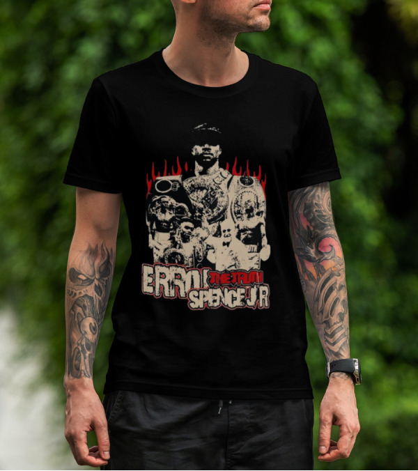 Errol Spence Jr. The Truth Takeover Flames Champion T-Shirt