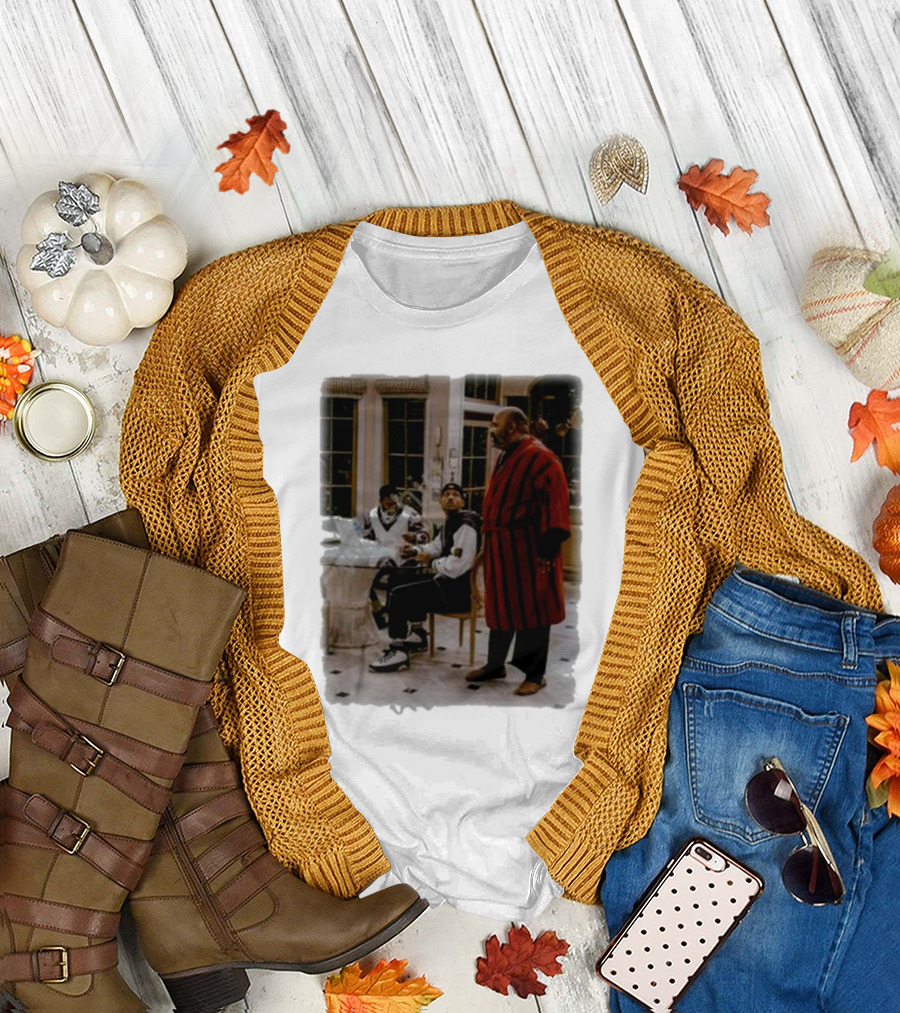 Ferris The Banks House Scene with Iconic Characters and Sayings T-Shirt