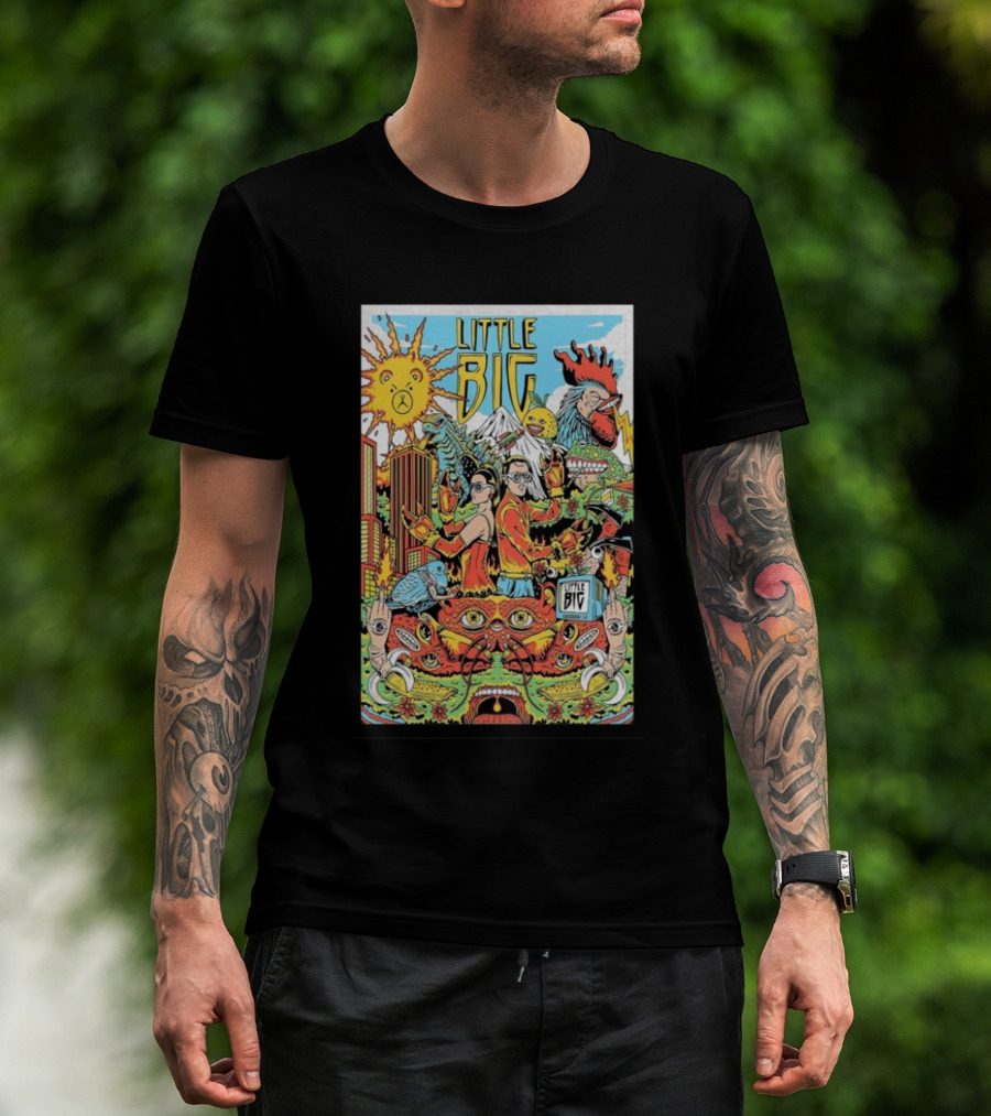 Little Big Comic Style Funky Adventure T-Shirt