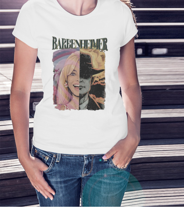Barbenheimer Vintage I Survived Barbie Oppenheimer Fusion Uk Best Bernheimer India T-Shirt