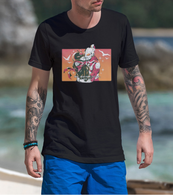 Tokusatsu I Love You Vintage Kamen Rider And Ultraman Romance Scene T-Shirt