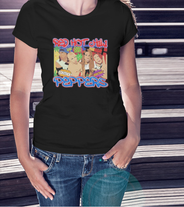Red Hot Chili Peppers Can't Stop Control Addiction T-Shirt