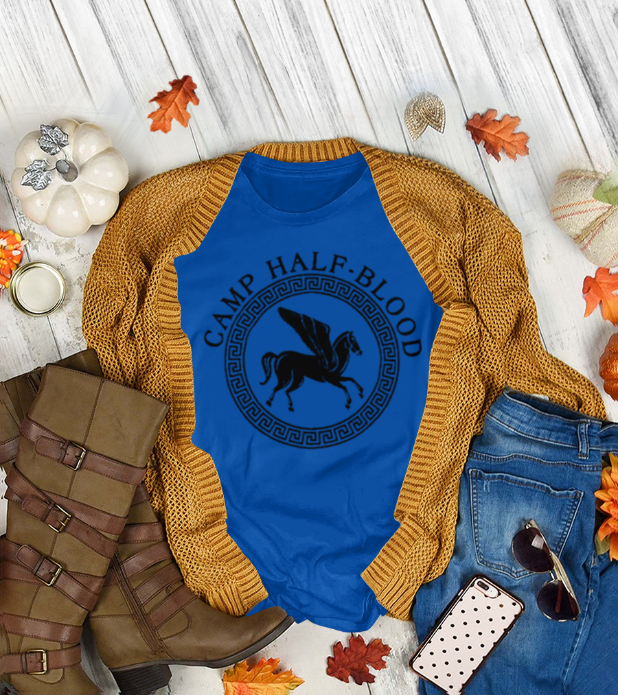 Camp Half-Blood Percy Jackson Greek Mythology Grover Pegasus T-Shirt