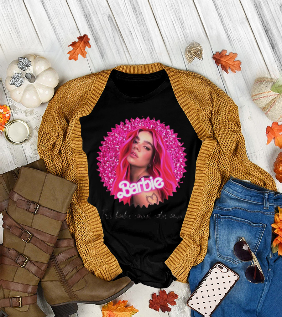Karol G Barbie Glitter Portrait This Barbie Cannot Calm Down T-Shirt