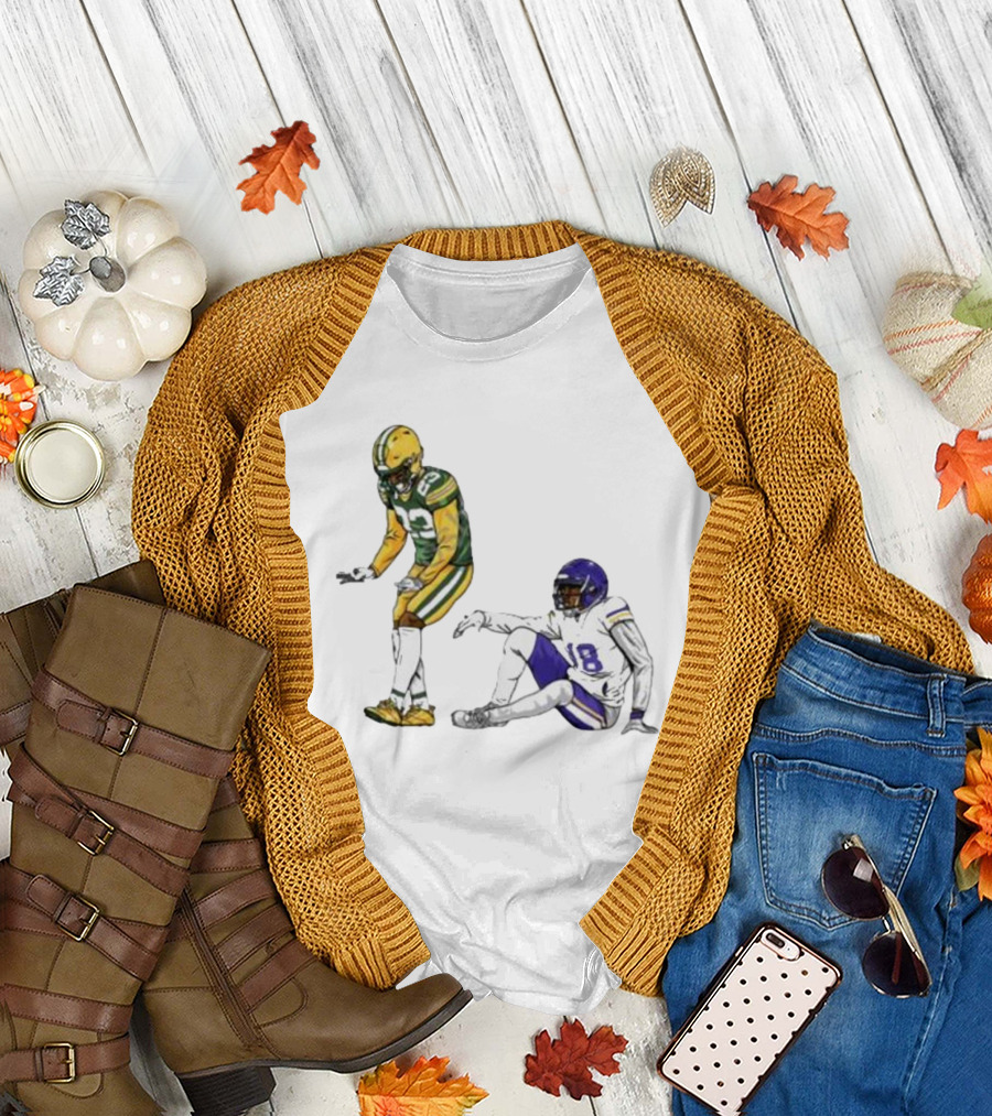Aaron Nagler Ja Gritty Packers Vikings Dance T-Shirt