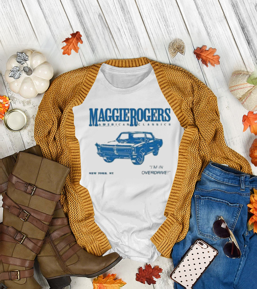 Maggie Rogers American Classics New York NY Overdrive Car T-Shirt