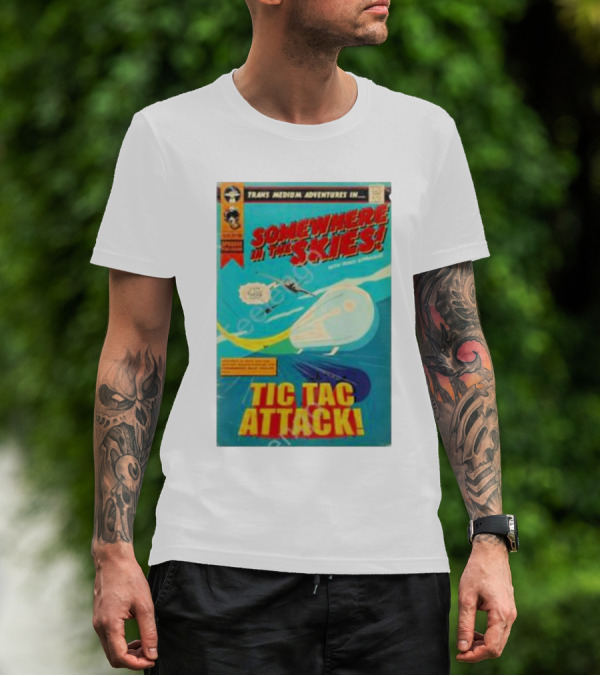 Trans Medium Adventures Somewhere In The Skies Tic Tac Attack T-Shirt