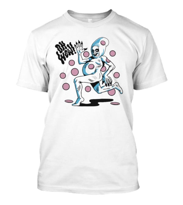 House Of Jimbo Merch Casper The Boloney Ghost Oh Wow Polka Dots T-Shirt