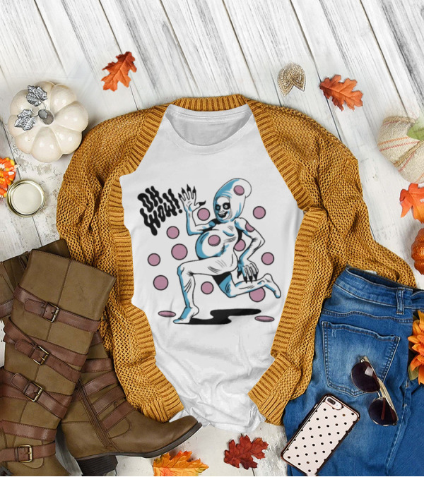 House Of Jimbo Merch Casper The Boloney Ghost Oh Wow Polka Dots T-Shirt