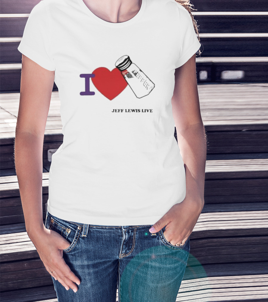 I Love Heart Pepper Icon Jeff Lewis Live T-Shirt