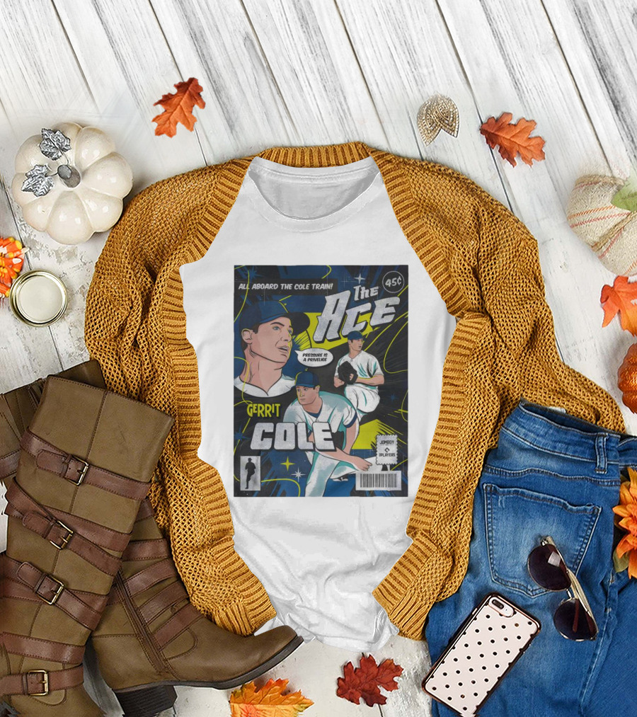 All Aboard the Cole Train The Ace Gerrit Cole Comic Cover 45c Pitcher's Privilege T-Shirt