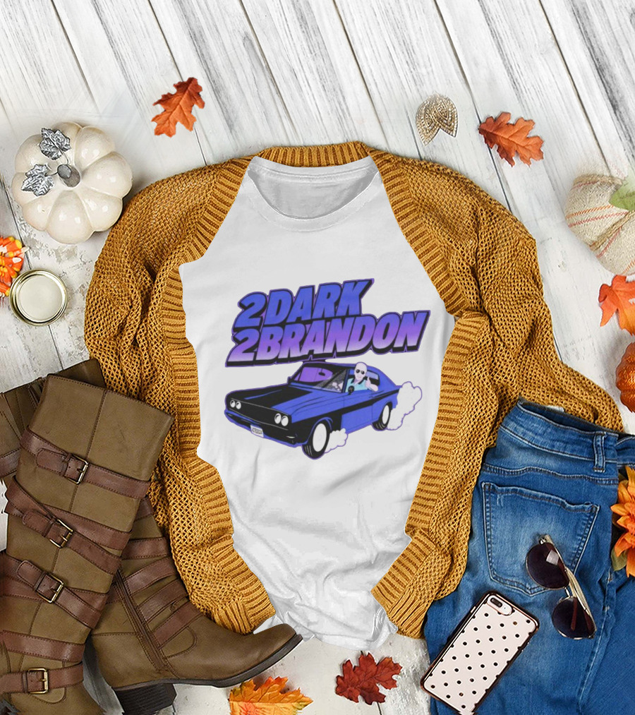 2 Dark 2 Brandon Crooked Media Merch Car Racing T-Shirt
