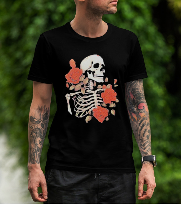 Grateful Dead Skeleton Roses T-Shirt