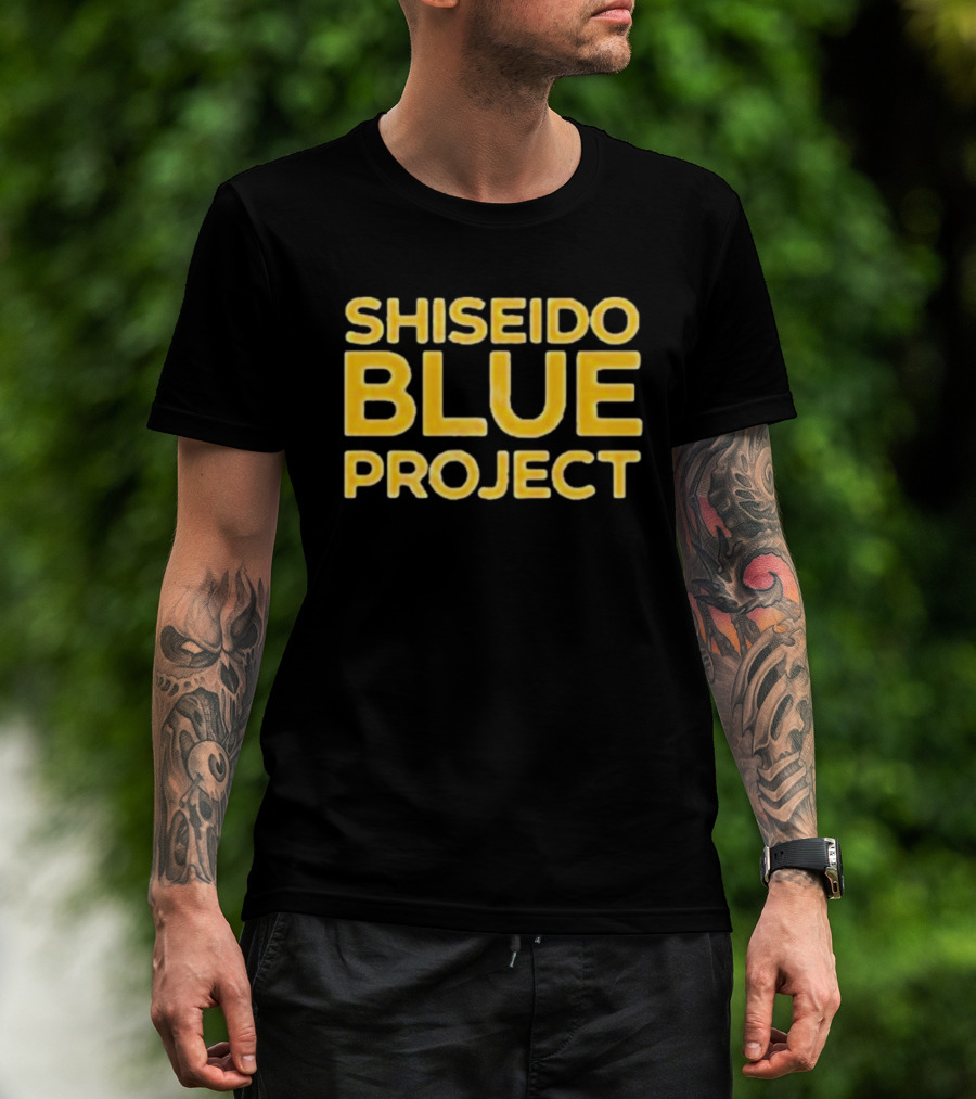 SHISEIDO BLUE PROJECT Protecting Oceans Initiatives T-Shirt