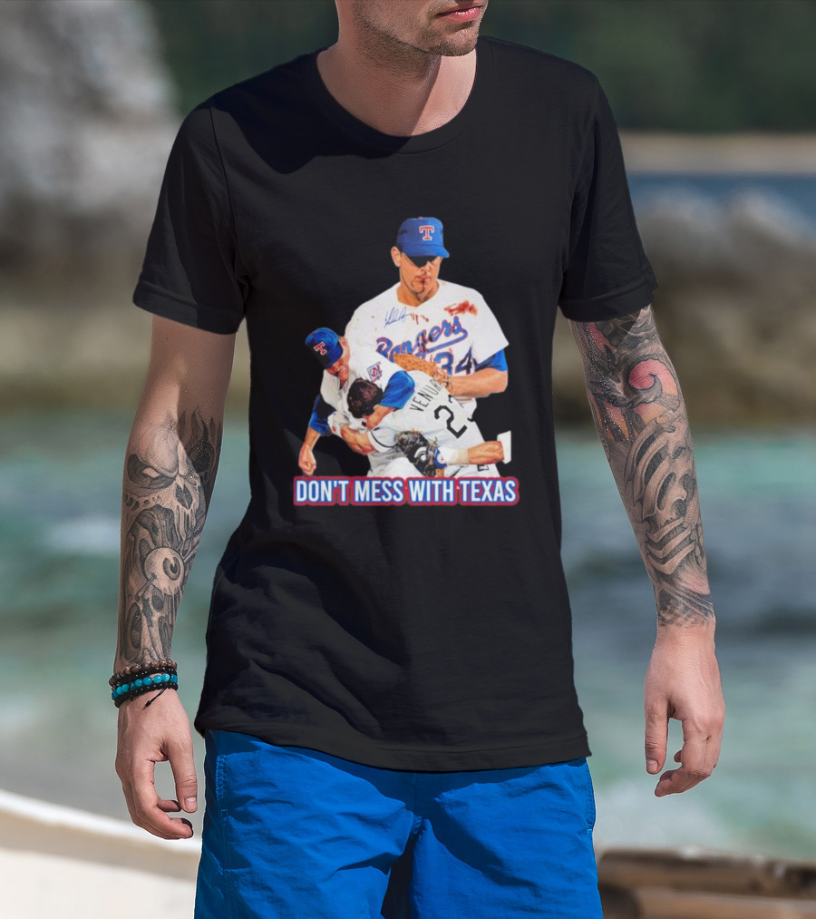 Nolan Ryan Texas Rangers Don’t Mess With Texas Ventura Fight T-Shirt