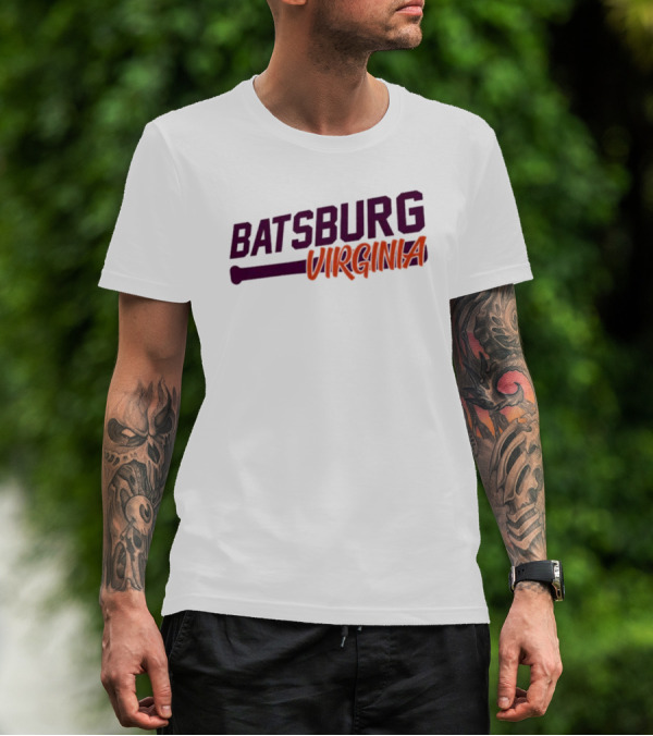 Batsburg Virginia Baseball Bat T-Shirt