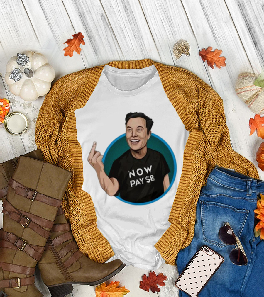 Elon Musk Now Pay $8 Circle Gesture T-Shirt