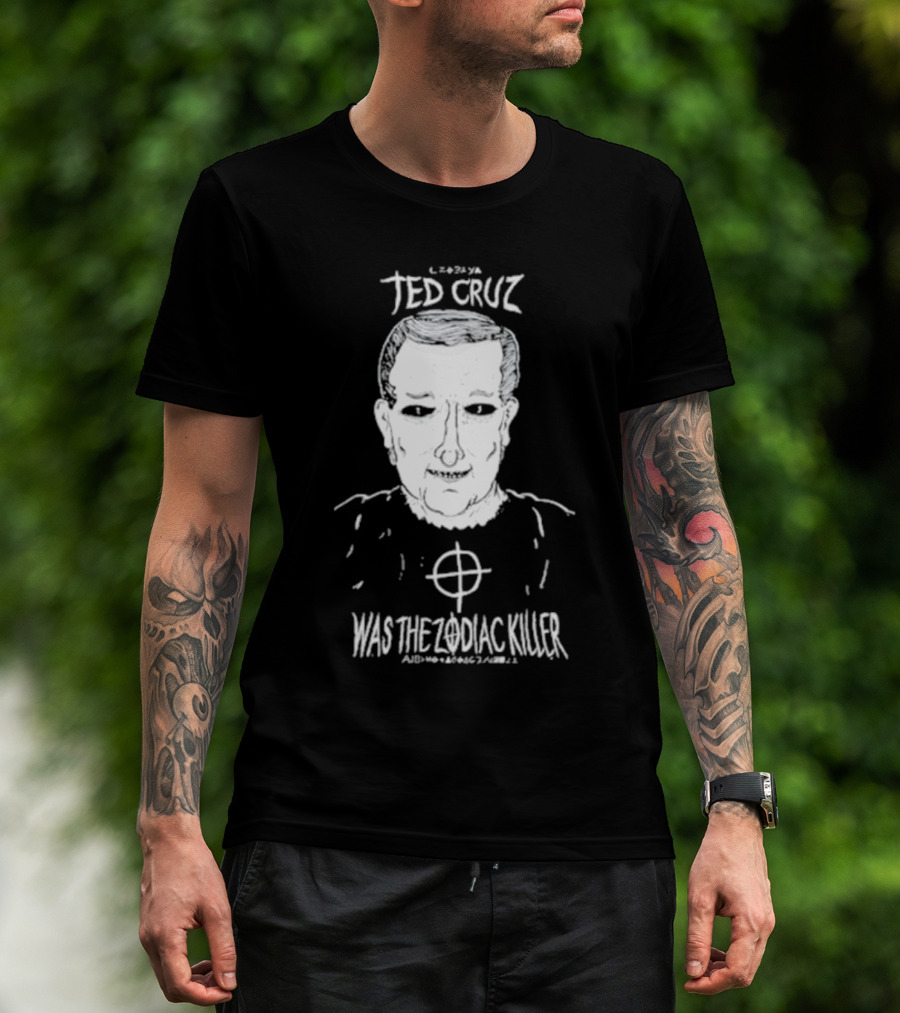Ted Cruz Was The Zodiac Killer Drawing With Target T-Shirt