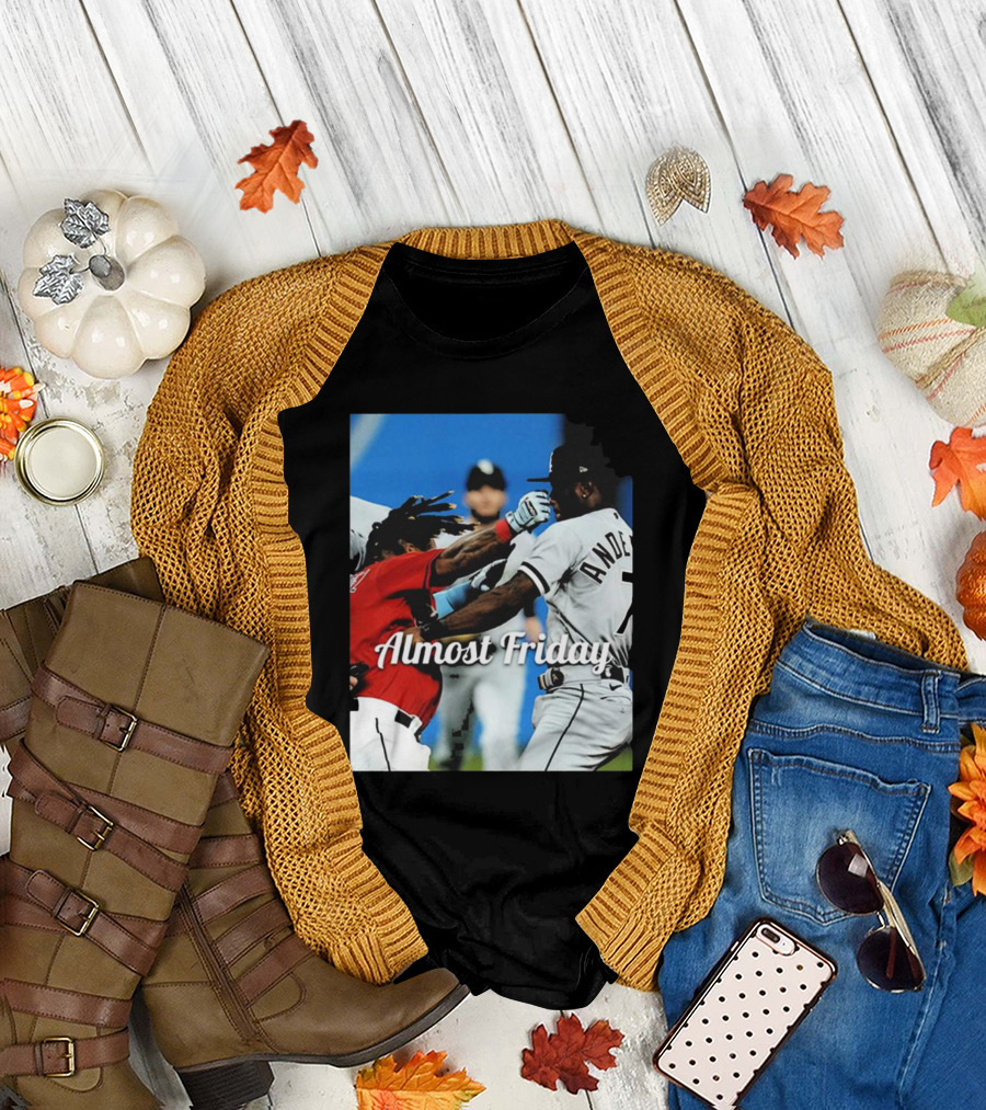 Almost Friday Baseball Knockout Action T-Shirt