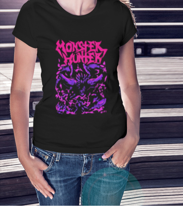 Monster Hunter Breathe Grease Neon Beast T-Shirt