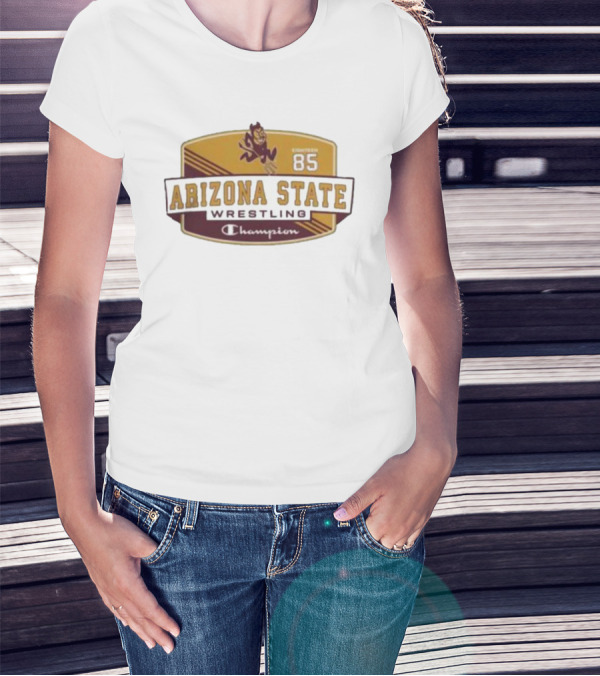 Arizona State Wrestling Established 85 Champion Sun Devils T-Shirt