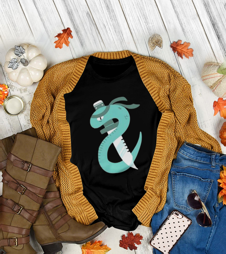 Eat More Snakes Karate Snake With Sushi Headband T-Shirt