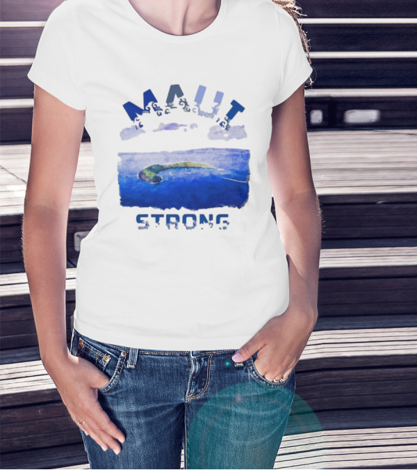 Maui Strong Lahaina Vintage Coastal Landscape T-Shirt