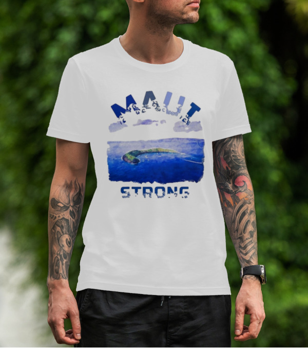 Maui Strong Lahaina Vintage Coastal Landscape T-Shirt