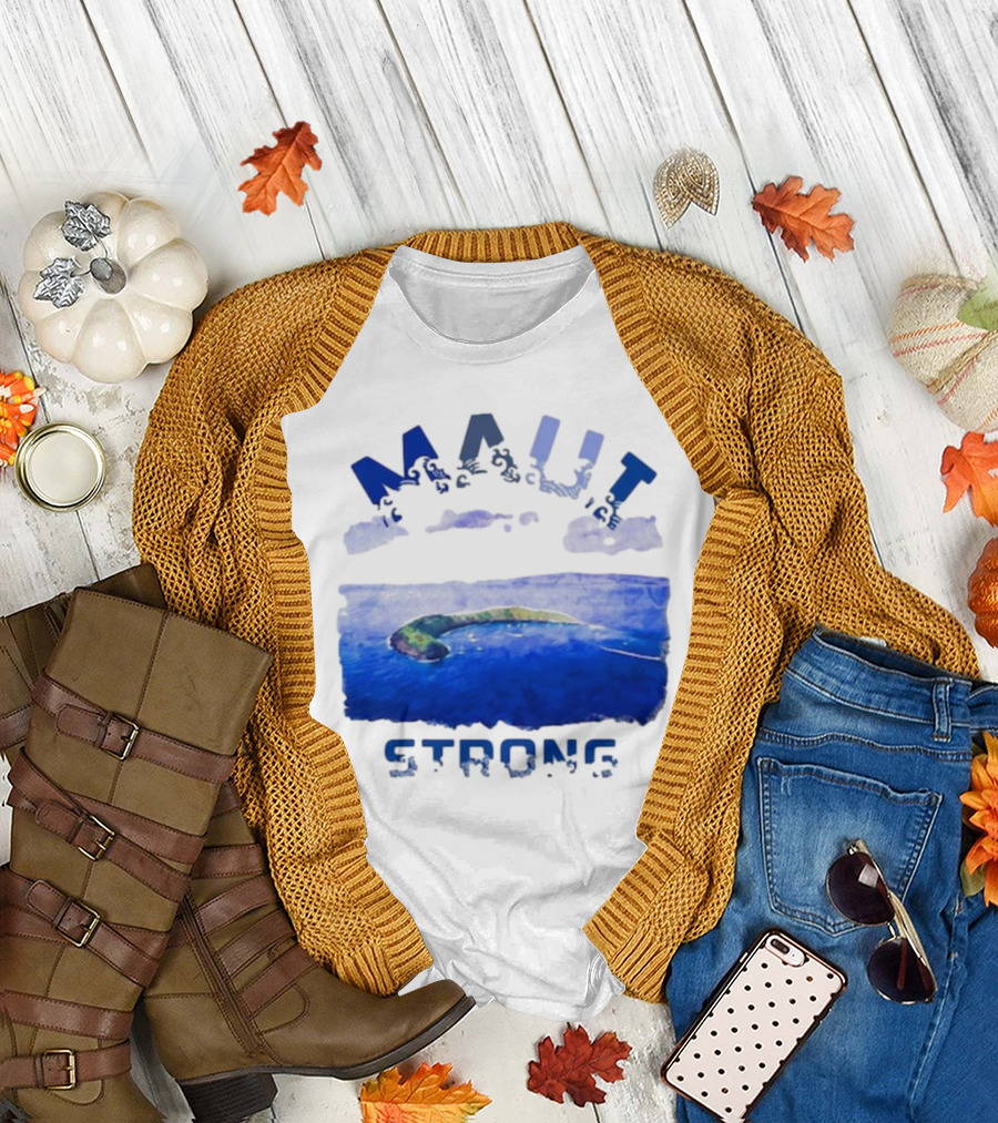 Maui Strong Lahaina Vintage Coastal Landscape T-Shirt