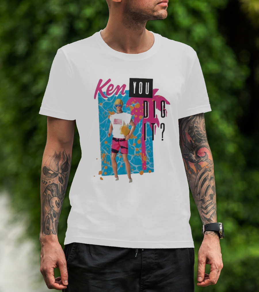 Ken You Dig It I Am Kenough Barbi Ken Surf T-Shirt