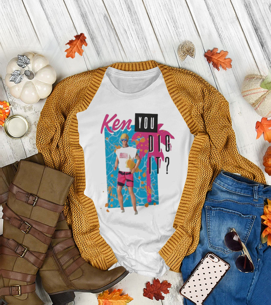 Ken You Dig It I Am Kenough Barbi Ken Surf T-Shirt