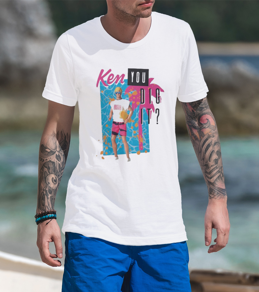 Ken You Dig It I Am Kenough Barbi Ken Surf T-Shirt