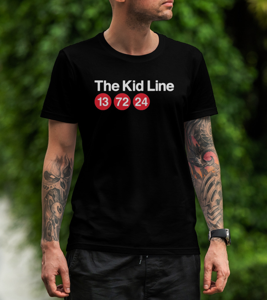 The Kid Line 13 72 24 New York Hockey Trio T-Shirt