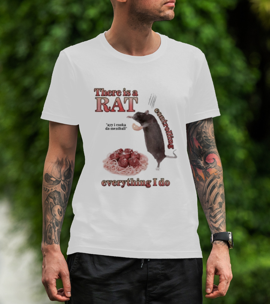 There Is A Rat Controlling Everything I Do Ayy I Cooka Da Meatball T-Shirt