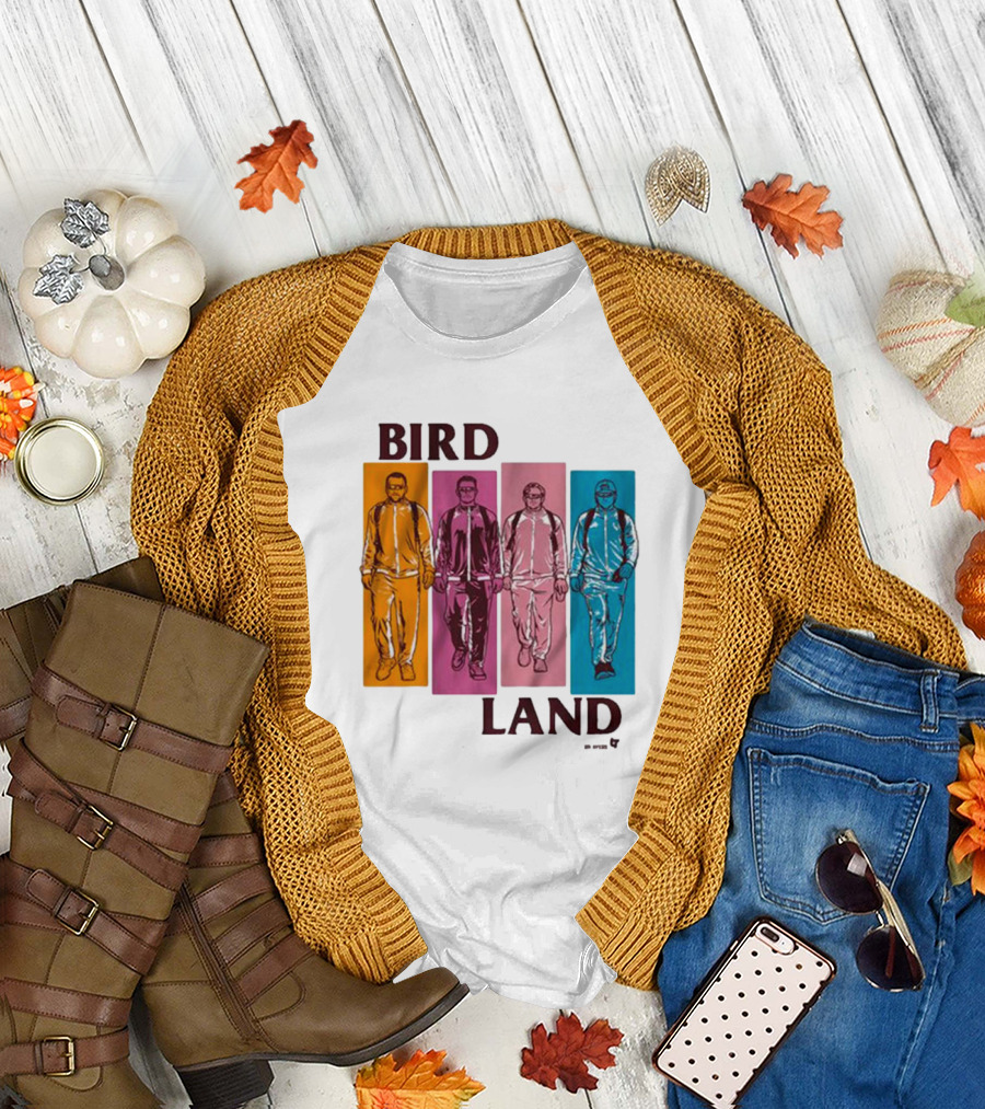 BIRDLAND BROS WALKING COLOR PANELS T-Shirt