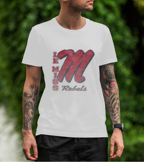 Ole Miss Rebels Vintage M Logo Phase Out ’47 Franklin T-Shirt