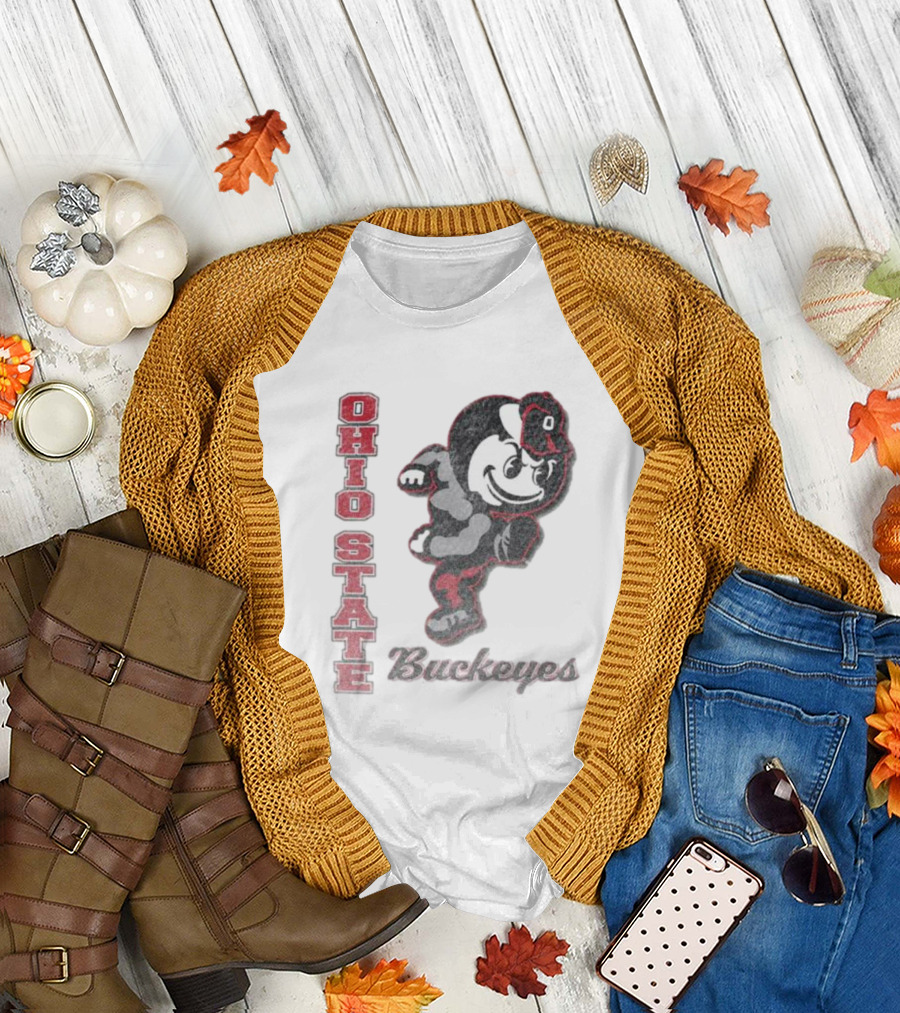Ohio State Buckeyes Vintage Phase Out ’47 Franklin Mascot T-Shirt
