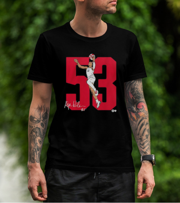 A’ja Wilson Signature 53 Basketball Dunk 12 T-Shirt