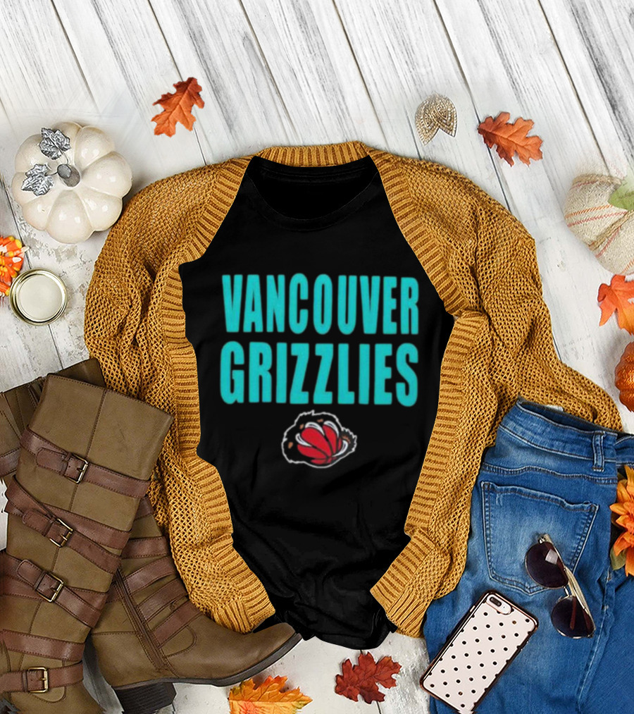 Vancouver Grizzlies Mitchell Ness Hardwood Classics Legendary Slub	 T-Shirt
