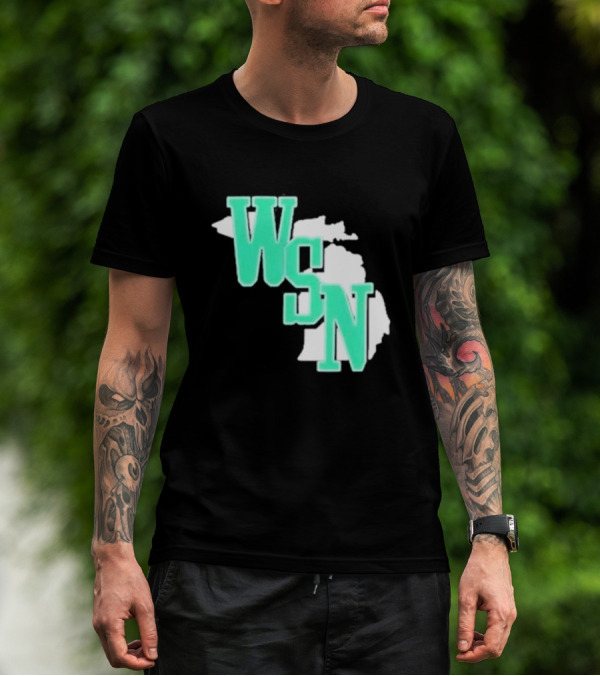 WSN Woodward Sports Michigan Text T-Shirt