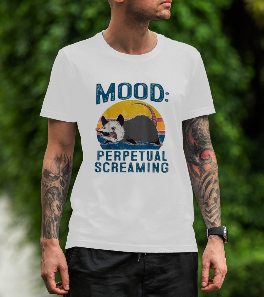 Mood Perpetual Screaming Opossum Vintage T-Shirt