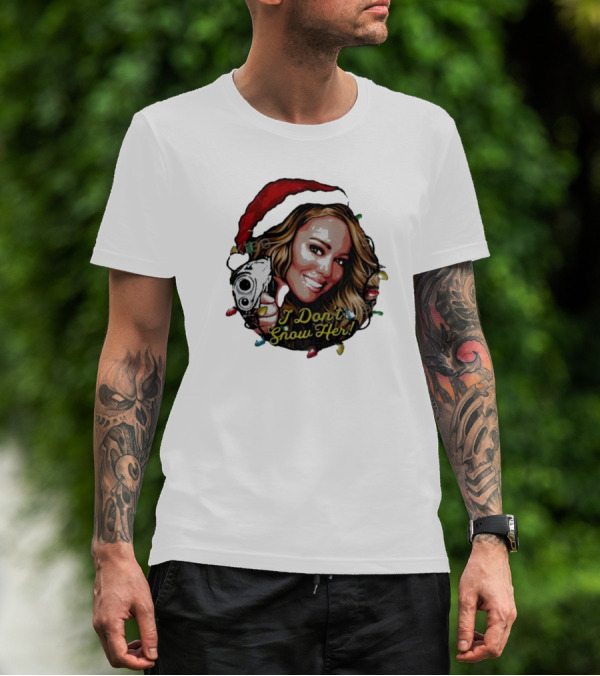 Nordacious Merch Santa Hat I Don’t Snow Her T-Shirt