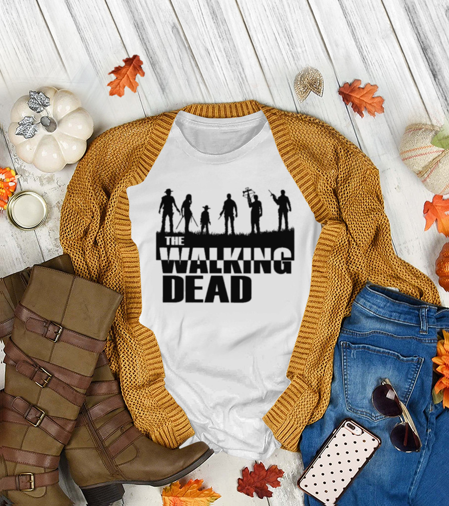 The Walking Dead Characters Silhouette Collection T-Shirt