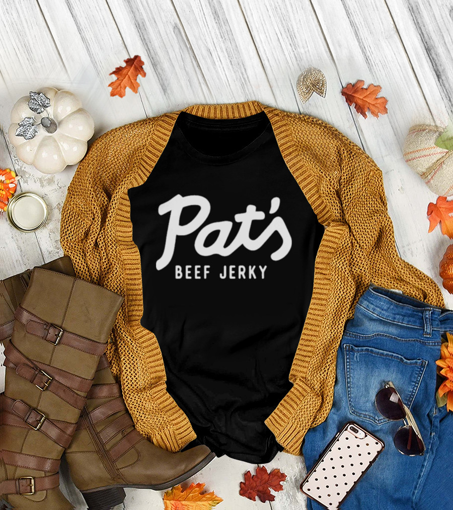 Pat's Beef Jerky Script T-Shirt