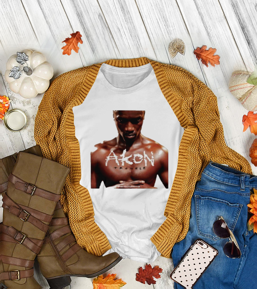 Akon Trouble Album Cover Image T-Shirt