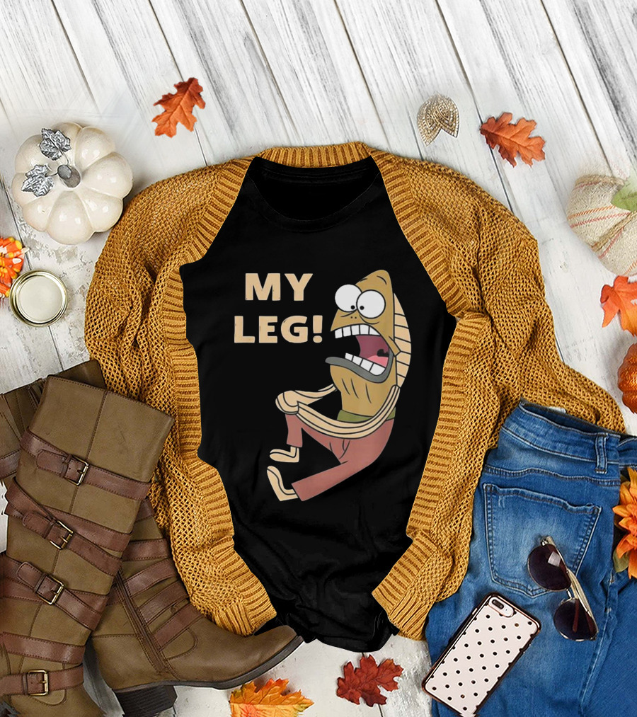 Thebaddestmitch Fred Fish My Leg Scream Character Spongebob Meme T-Shirt